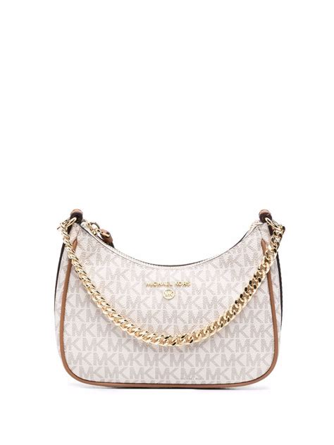 Michael Kors Small Jet Set Charm Logo Shoulder Bag 